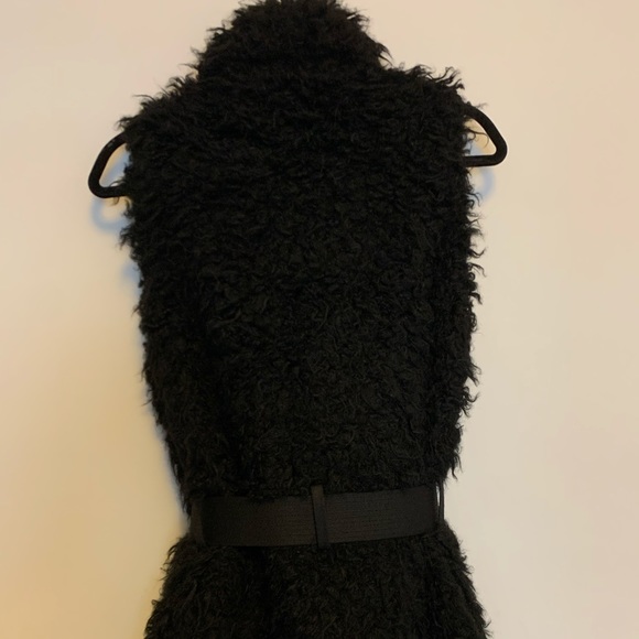 Zadig & Voltaire faux fur black sleeveless jacket - Picture 9 of 10